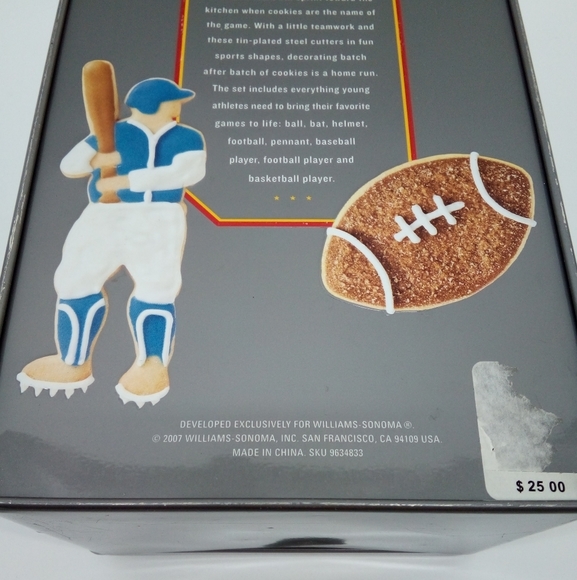 Williams-Sonoma Kids Empty Boys Sports Cookie Cutter Locker Empty w. Shelf - Picture 7 of 8